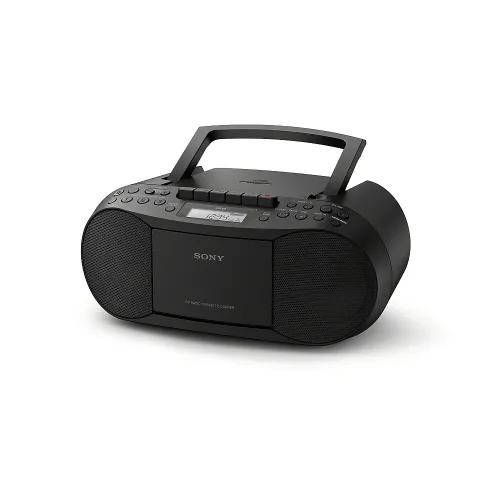 CD плейър, Sony CFD-S70 CD/Cassette player with Radio, black - image 1