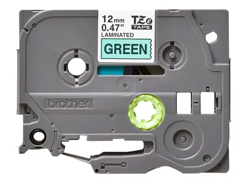 Консуматив, Brother TZe-731 Tape Black on Green, Laminated, 12mm, 8m - Eco - image 2