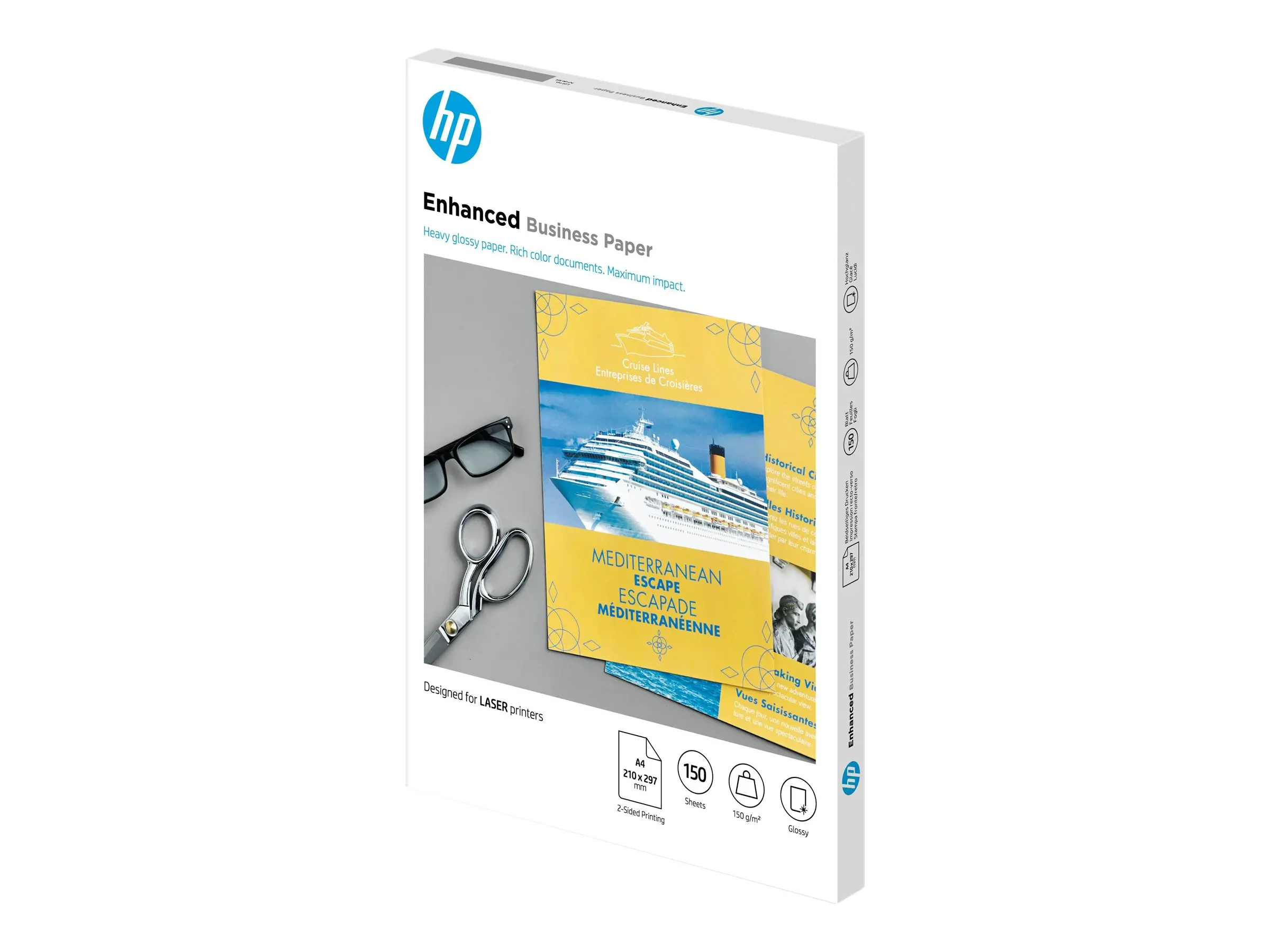 Hârtie, HP Professional Glossy Laser Paper 150 gsm-150 coli/A4/210 x 297 mm