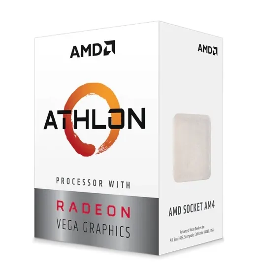 Процесор, AMD Athlon 3000G (3.5GHz,5MB,35W,AM4) tray, with Radeon Vega 3 Graphics
