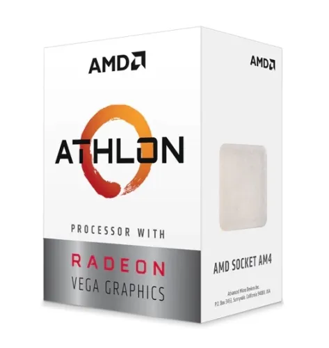 Процесор, AMD Athlon 3000G (3.5GHz,5MB,35W,AM4) tray, with Radeon Vega 3 Graphics