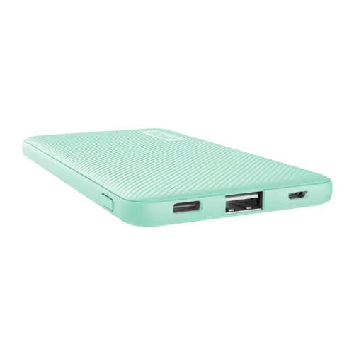 Външна батерия, TRUST Primo Fast Ultra-thin Powerbank 5000 mAh Mint - image 1