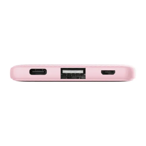 Външна батерия, TRUST Primo Fast Ultra-thin Powerbank 5000 mAh Pink - image 3