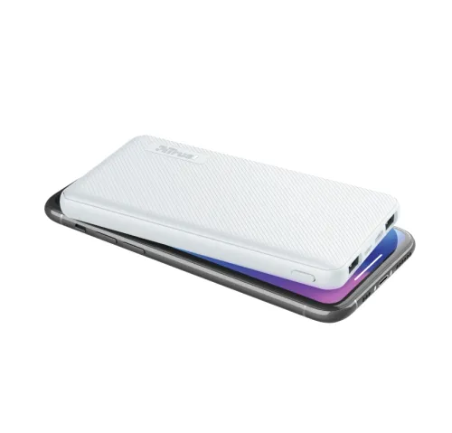Външна батерия, TRUST Primo Fast Ultra-thin Powerbank 10000 mAh White - image 4