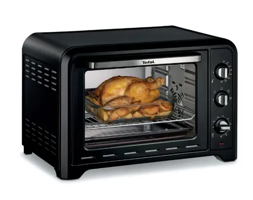 Фурна, Tefal OF484811, Optimo 39L, 2000W (grill 1000W), mechanical thermostat (max 240°C), timer (120min),4 cooking programs, reversible shelf, black - image 1