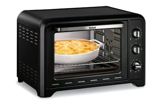 Фурна, Tefal OF484811, Optimo 39L, 2000W (grill 1000W), mechanical thermostat (max 240°C), timer (120min),4 cooking programs, reversible shelf, black - image 2