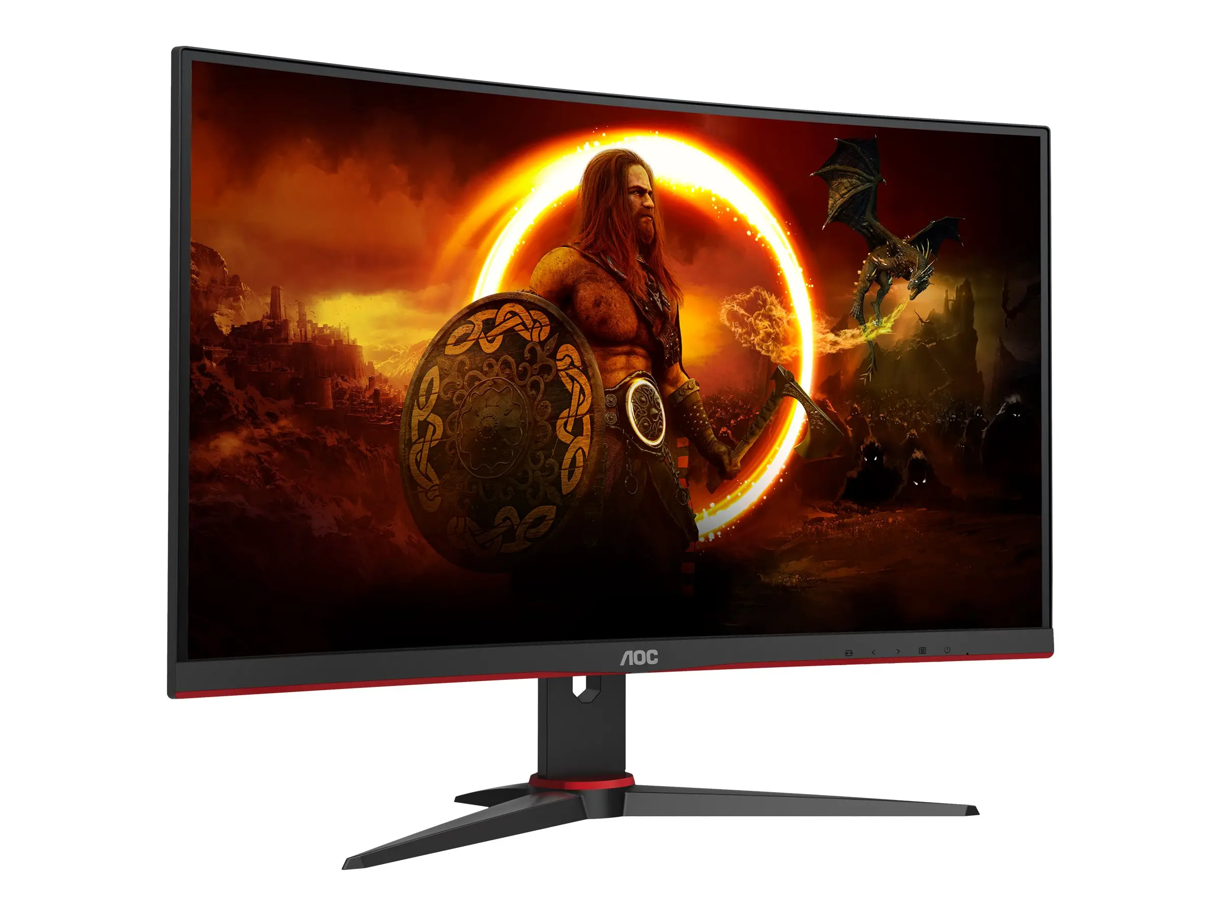 Монитор, AOC C24G2AE/BK, 23.6" Curved 1500R VA WLED, 1920x1080@165Hz, 4ms GtG/1ms MPRT, 250cd/m, 3000:1, DC80M:1, FreeSync Premium, FlickerFree, Low Blue Light, 2Wx2, Tilt, D-SUB, 2xHDMI, DP - image 15