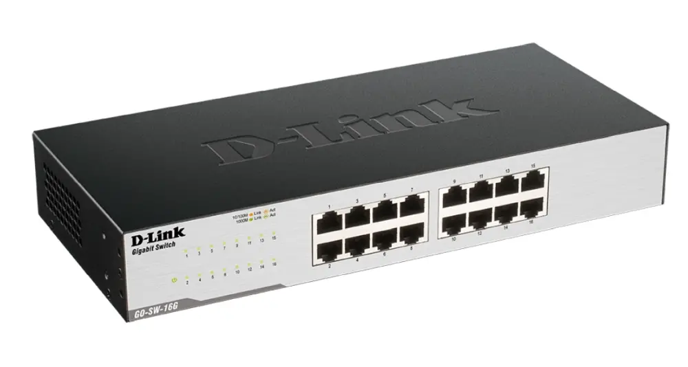 Комутатор, D-Link 16-Port Gigabit Easy Desktop Switch