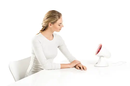 Λάμπα υπερύθρων, Beurer IL 35 infrared lamp, για κρυολογήματα και μυϊκή ένταση, 5 ρυθμίσεις γωνίας, λαμπτήρας από πρεσαρισμένο γυαλί, ηλεκτρονικός - 3