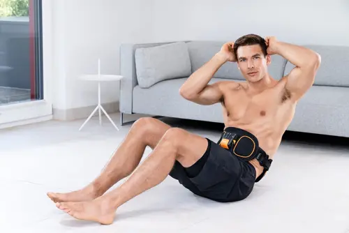 Масажор, Beurer EM 39 belt 2 in 1 for the abdomen and lower back; EMS technology; 4 contact electrodes; 5 training programs; adjustable intensity; waist circumference of 75-130 cm - image 4