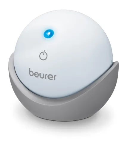 Устройство за заспиване, Beurer SL 10 DreamLight, Sleeping aid with light, Automatic switch-off /8 or 20 min/, Pulsing light projection on the room ceiling, red or blue light, 2 techniques: 4-7-8 yoga breathing technique or  Relaxation breathing technique, 2 x 1.5 V AAA batt. - image 1