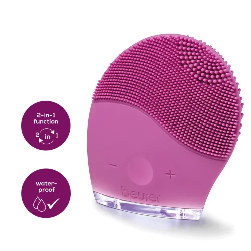Уред за лице, Beurer FC 49 Facial brush,2-in-1 function, 15 speeds,waterproof, vibrating,Lithium-ion battery,3 cleansing zones