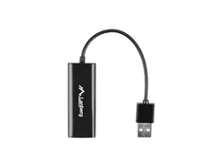 Адаптер, Lanberg LAN adapter card USB 2.0 1x RJ45 100MB on cable