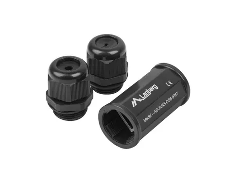 Конектор, Lanberg RJ-45 inline coupler IP67 CAT.6 FTP waterproof
