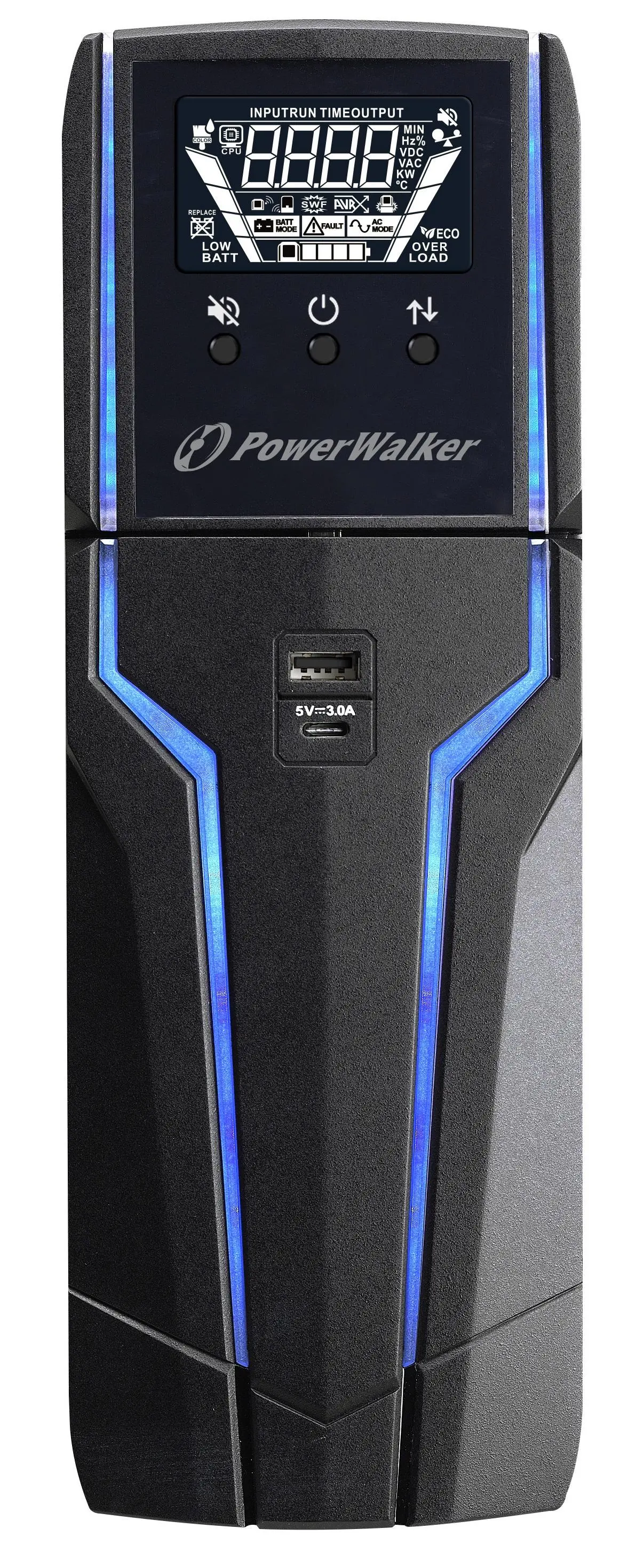 UPS POWERWALKER VI1000GXB, Pentru gaming profesional, 1000VA, Line Interactive