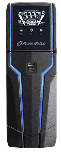 UPS POWERWALKER VI1000GXB, Για επαγγελματικό gaming, 1000VA, Line Interactive - 1