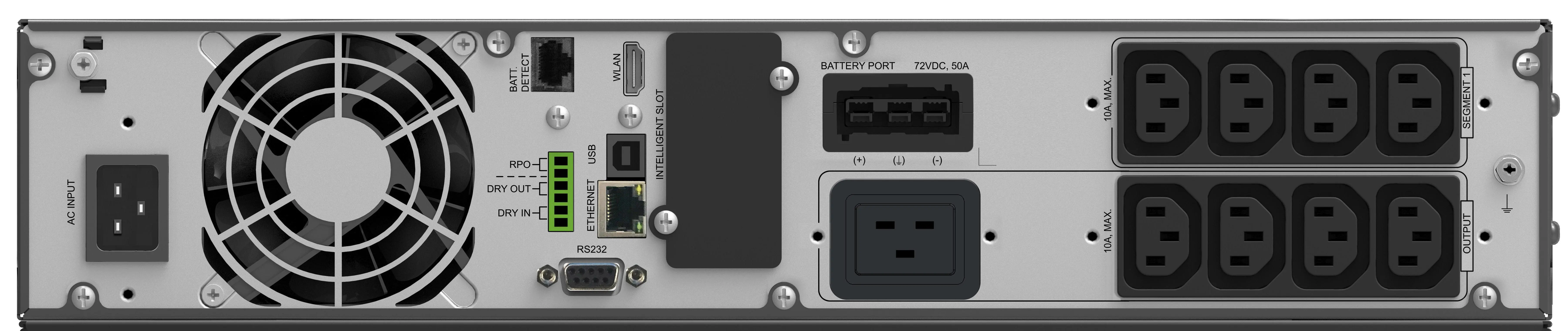 UPS POWERWALKER VFI 3000 ICR IoT PF1 3000VA/ 3000 W, On-Line - image 2
