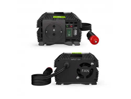 Инвертор GREEN CELL PRO, 12V, 150W/300W, Модифицирана синусоида - image 3