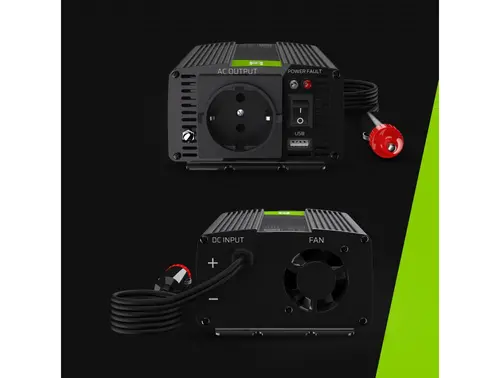 Инвертор GREEN CELL, 24V, 150W/300W, Модифицирана синусоида - image 3