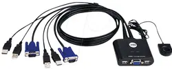 Превключвател KVM ATEN CS22U, 2x 1, USB
