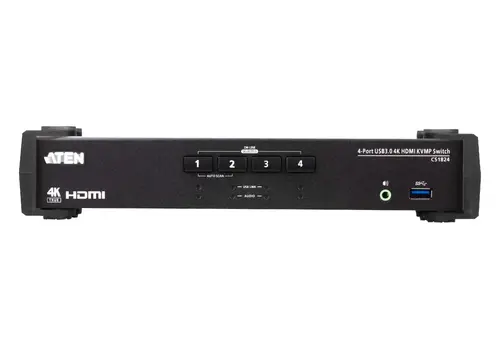 KVMP превключвател ATEN CS1824, 4-портов, 4K, USB 3.0, HDMI Audio - image 1
