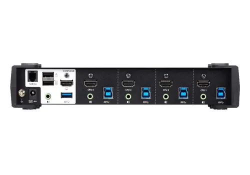 KVMP превключвател ATEN CS1824, 4-портов, 4K, USB 3.0, HDMI Audio - image 2