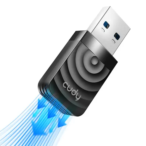 Ασύρματος nano αντάπτορας Cudy WU1300S, USB 3.0, 2.4/5 Ghz, Ενσωματωμένη κεραία 2dBi - 4