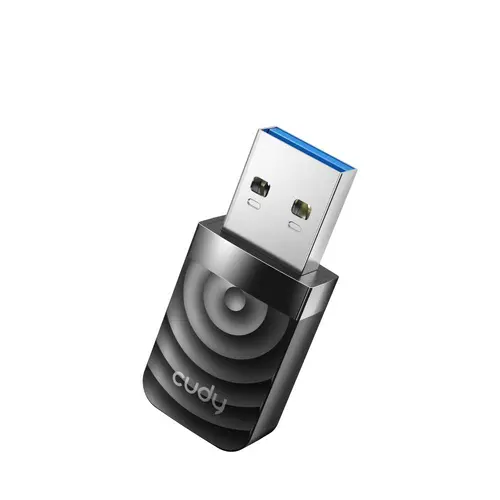 Ασύρματος nano αντάπτορας Cudy WU1300S, USB 3.0, 2.4/5 Ghz, Ενσωματωμένη κεραία 2dBi - 1
