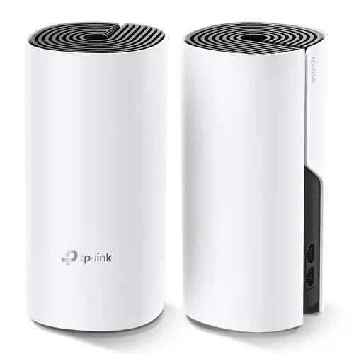 Безжичен рутер TP-Link Deco M4, AC1200, 2.4/5 GHz, 300 -  867 Mbps, Gigabit, 2 бр. в комплект - image 1