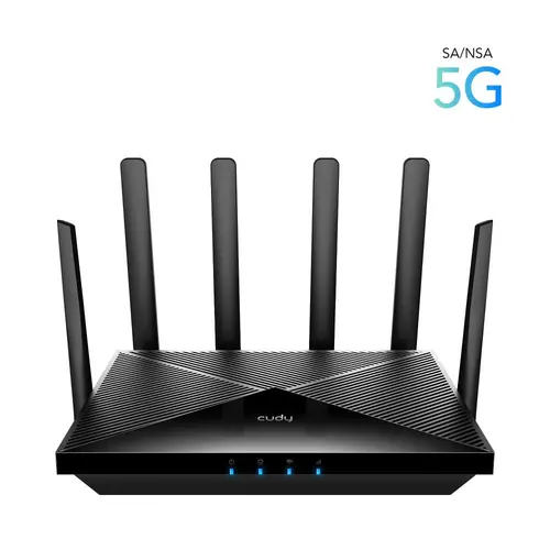 Router wireless Cudy P5, 5G, AX3000, 2.4/5 GHz, 574 - 2402 Mbps, 10/100/1000 - 2
