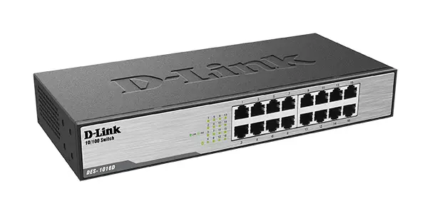 Суич D-Link DES-1016D/E, 16 портов 10/100, Desktop, rack mount - image 1