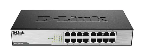 Суич D-Link DES-1016D/E, 16 портов 10/100, Desktop, rack mount - 1