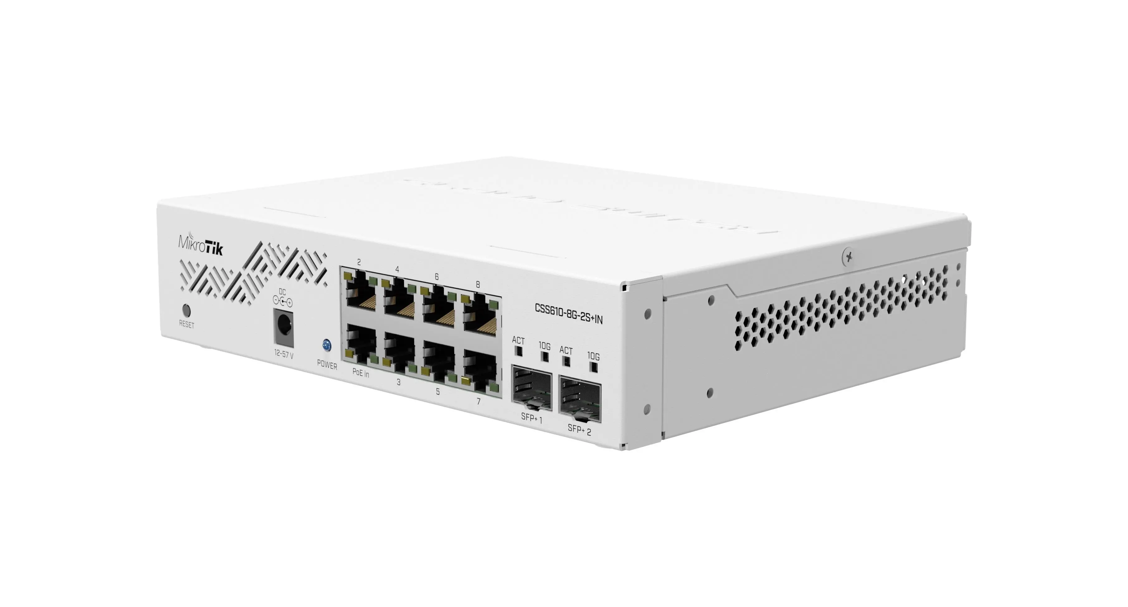 Switch MikroTik CSS610-8G-2S+IN, 8 x θύρες Gigabit Ethernet, 2 x SFP, PoE in
