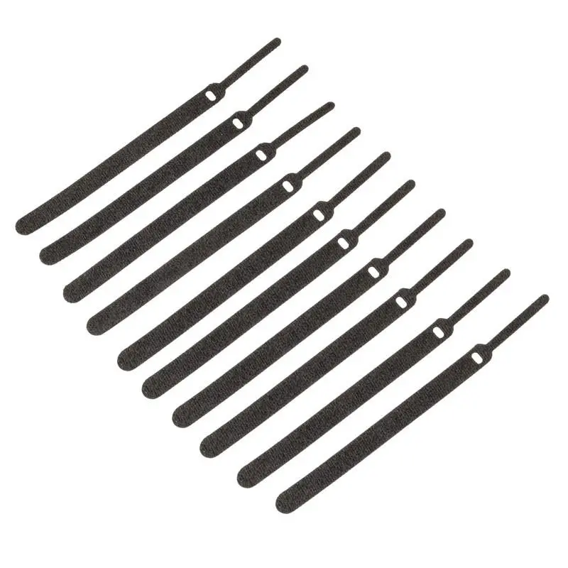 Organizatoare de cabluri Kolink Velcro, 10 buc. 150mm, Negru
