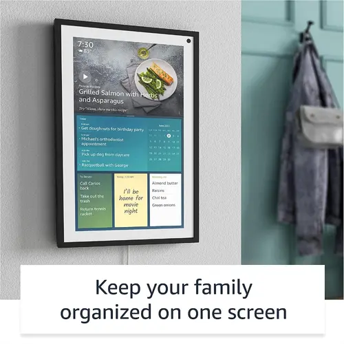 Смарт тонколона Amazon Echo Show 15, Сензорен екран, Гласов асистент, Черна - image 1