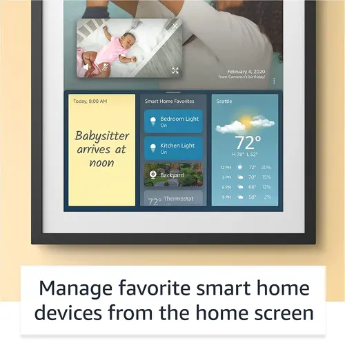 Смарт тонколона Amazon Echo Show 15, Сензорен екран, Гласов асистент, Черна - image 2