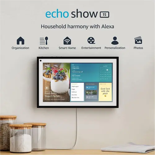 Смарт тонколона Amazon Echo Show 15, Сензорен екран, Гласов асистент, Черна - image 6