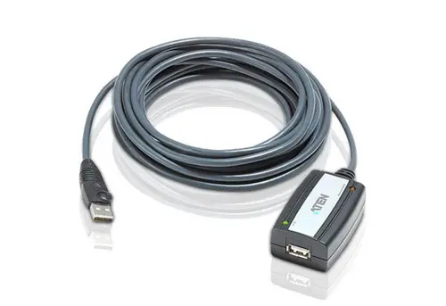Καλώδιο προέκτασης ATEN UE250, USB-A αρσενικό - USB-A θηλυκό, 5 μ, USB 2.0, Μαύρο - 2