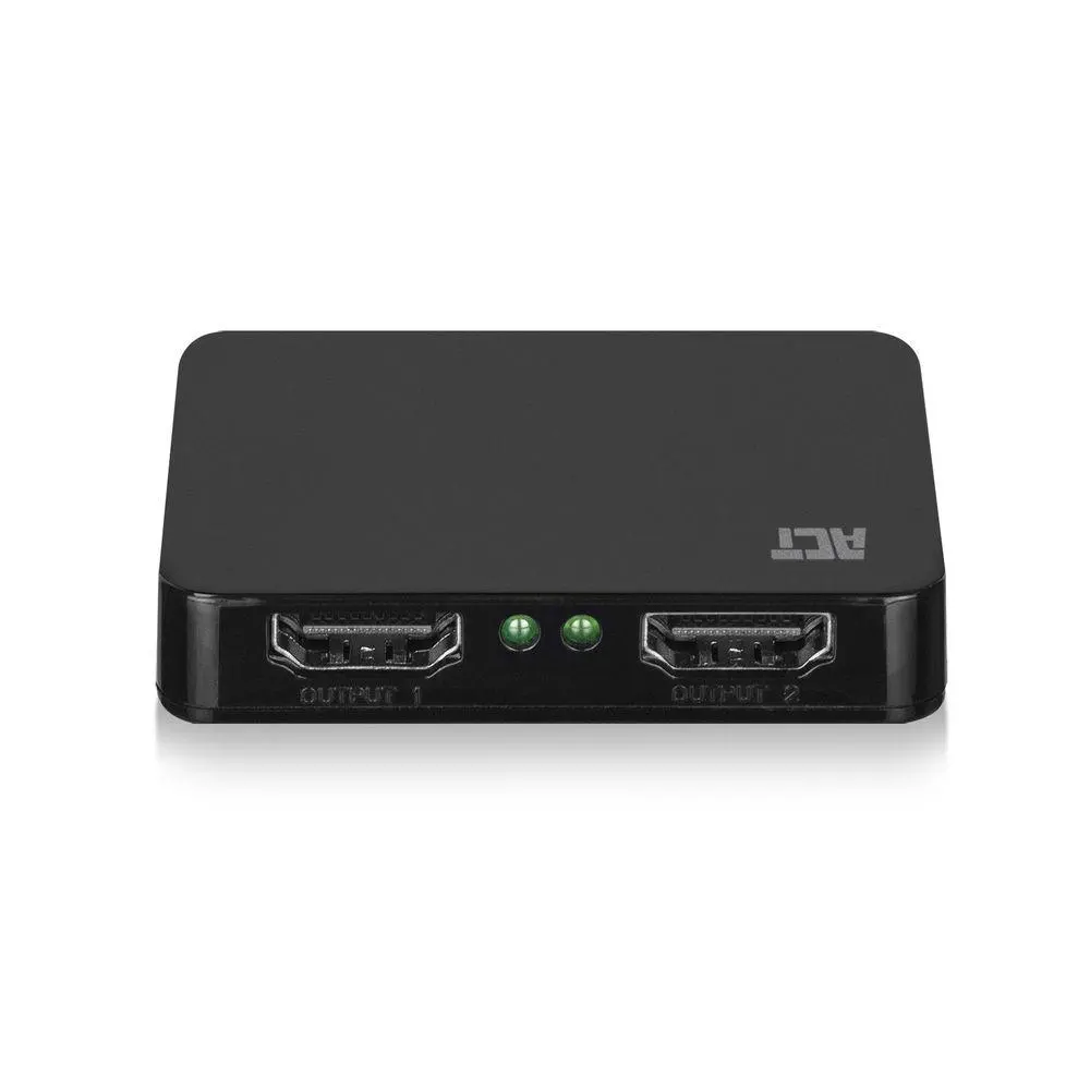 HDMI Splitter ACT AC7835, 1/2, 4K@30Hz, USB, Negru