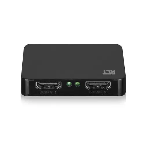 HDMI Splitter ACT AC7835, 1/2, 4K@30Hz, USB, Negru - 1