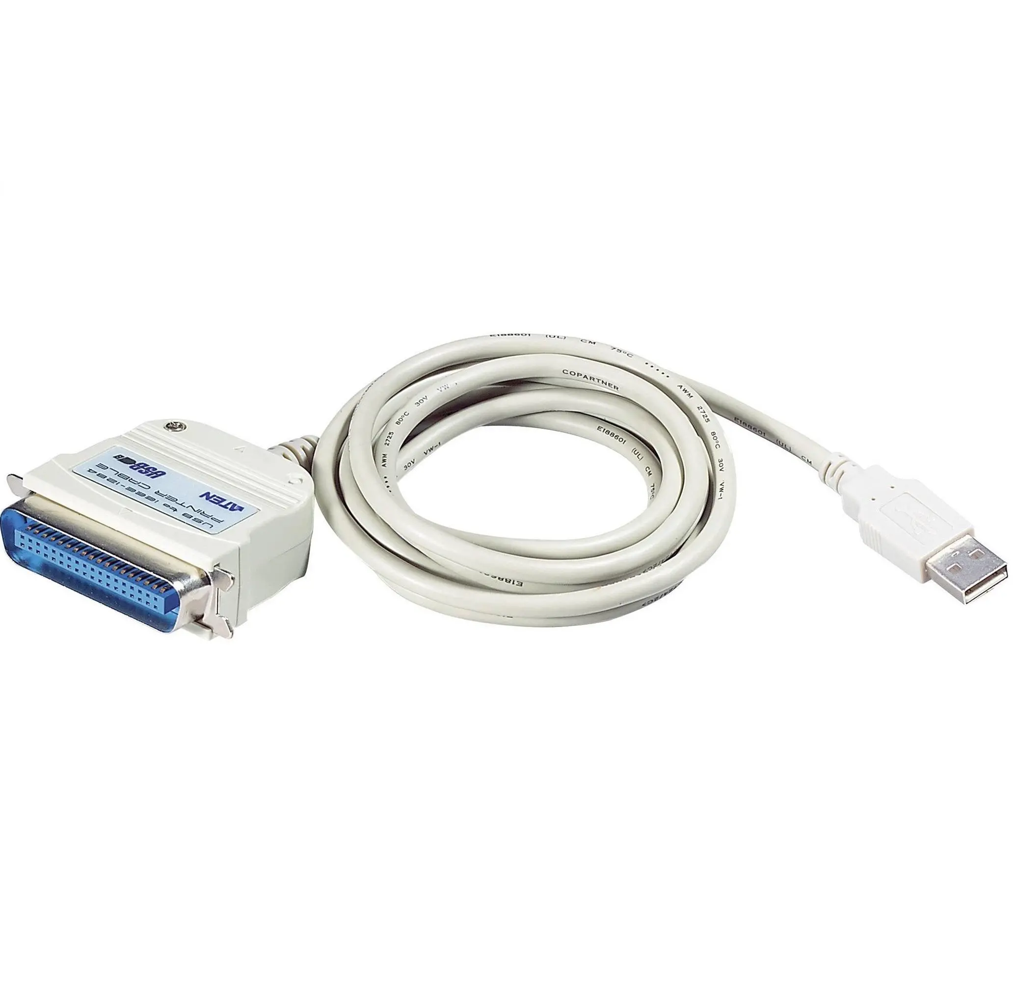 Καλώδιο μετατροπέας ATEN UC1284B, USB-A αρσενικό - IEEE1284, 1.8 m