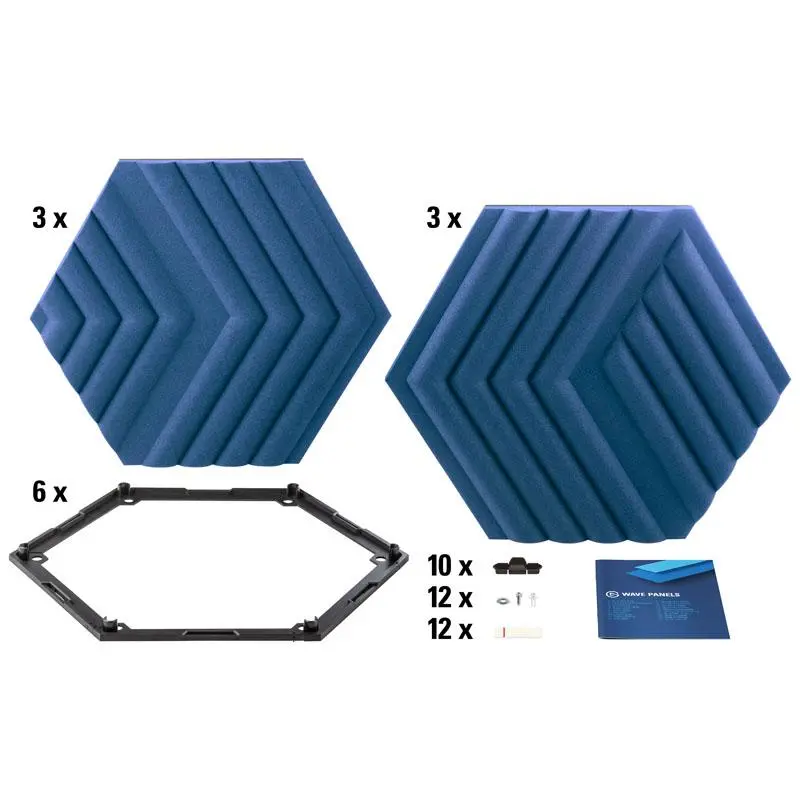 Акустични панели Elgato Wave Panels Starter Kit, Сини - image 2
