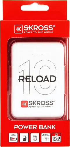 Външна батерия SKROSS RELOAD 10, 10000 mAh, Бял - image 2