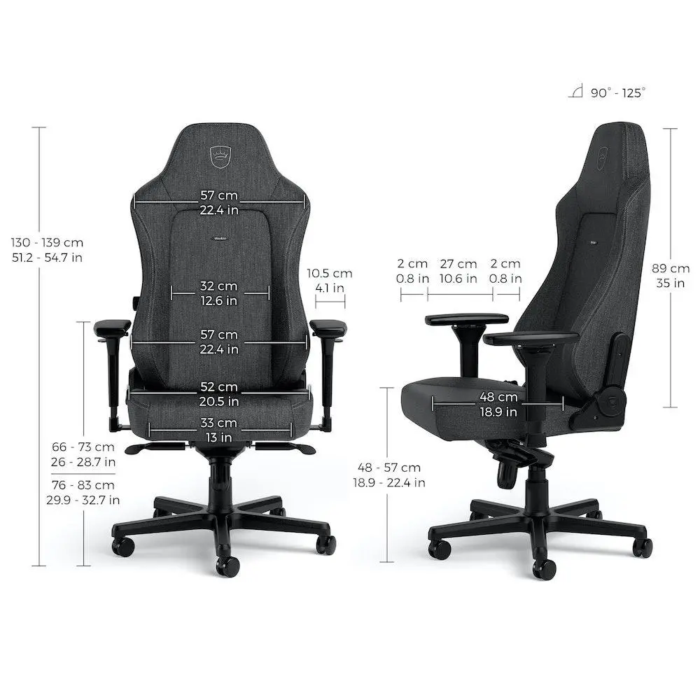 Gaming καρέκλα noblechairs HERO TX, Γκρι - image 5