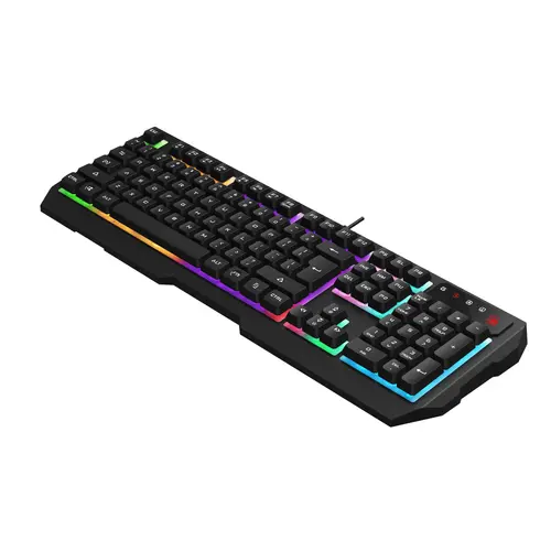 Геймърска клавиатура A4Tech Bloody B135N, Неонова подсветка, USB, Черна - image 1