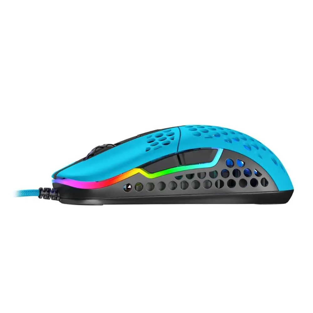 Геймърска мишка Xtrfy M42 Miami Blue, RGB, Син - image 3