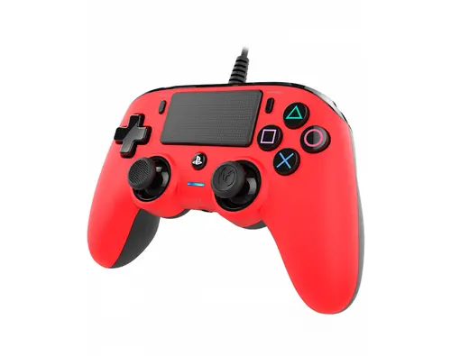 Gamepad cu fir Nacon Wired Compact Controller, Roșu - 4