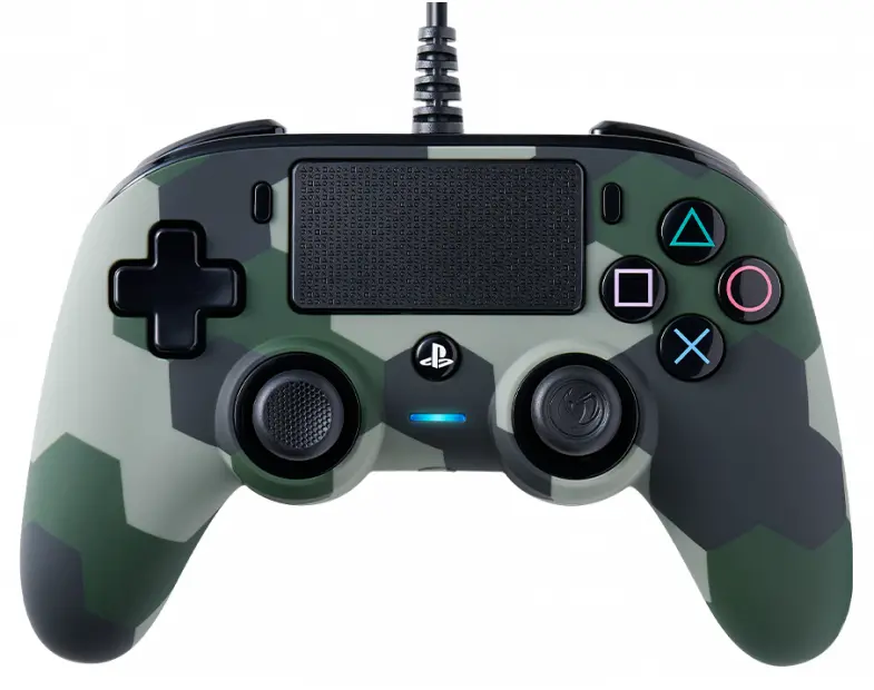 Ενσύρματο gamepad Nacon Wired Compact Controller Camo Green, Πράσινο