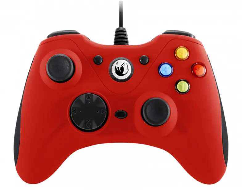 Gamepad cu fir Nacon GC-100XF, Roșu