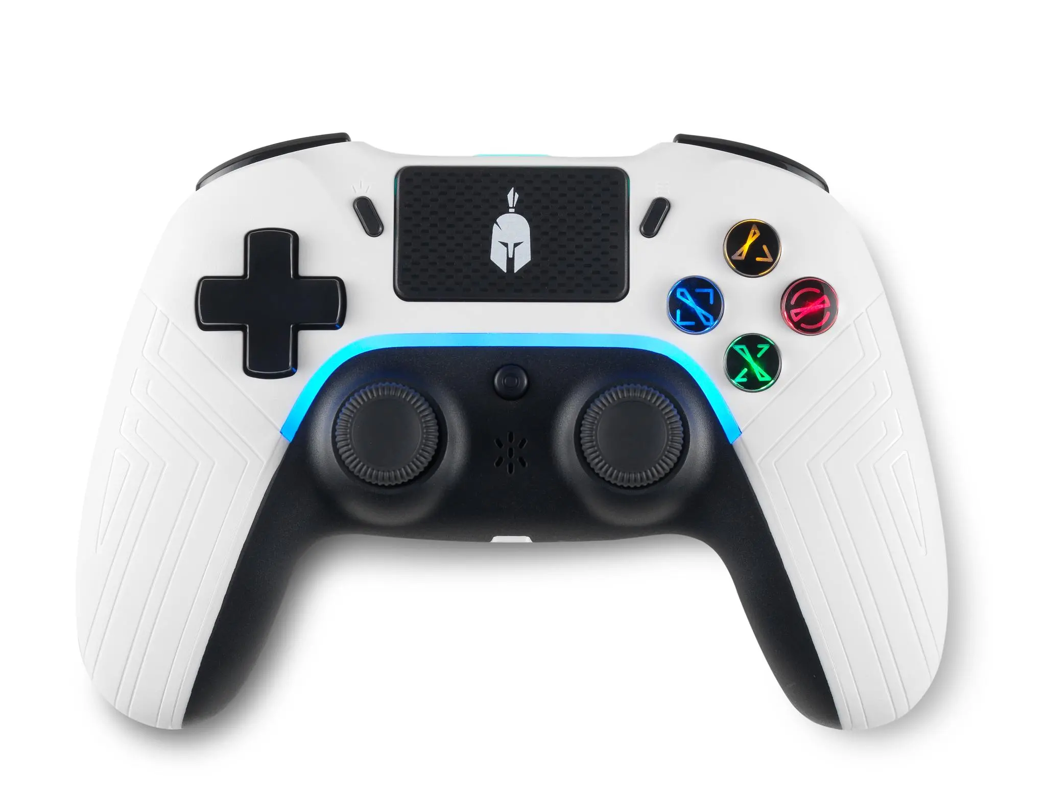 Безжичен геймпад Spartan Gear Aspis 4, за PC и PS4, Бял